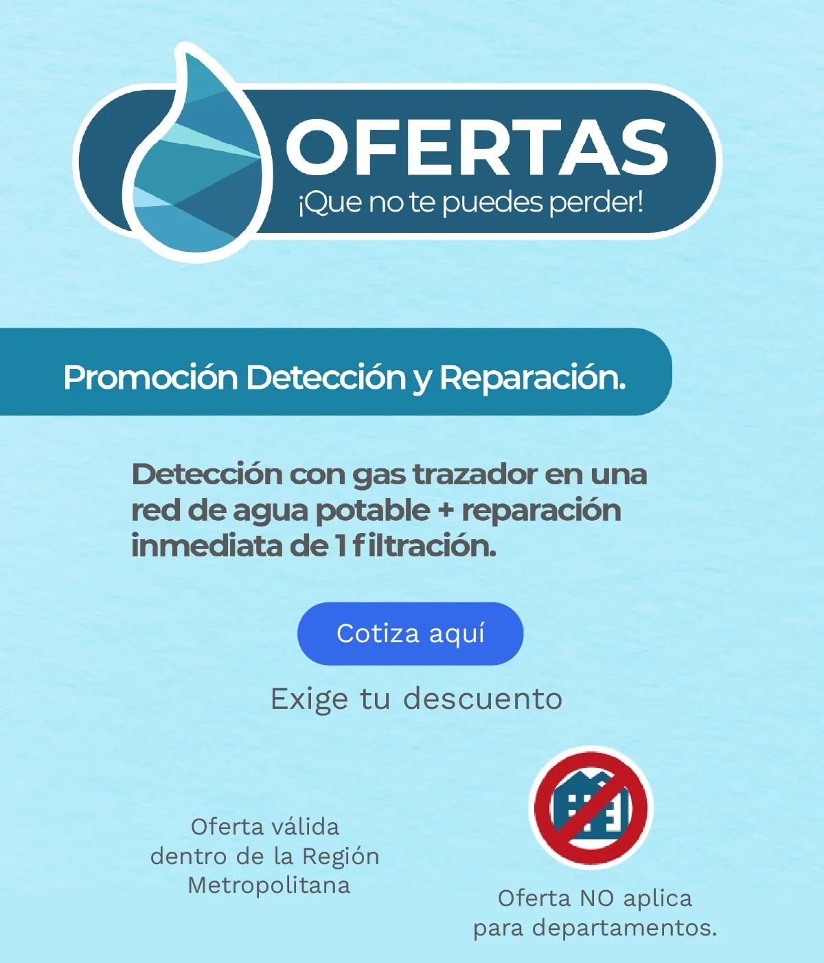 Promoción Detección y Reparación en red de agua potable